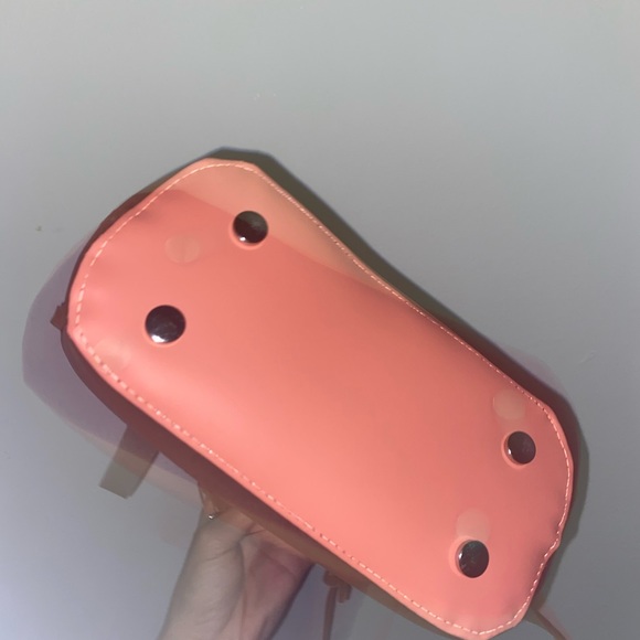 Zara orange toned peachy side bag transparent - Picture 4 of 5